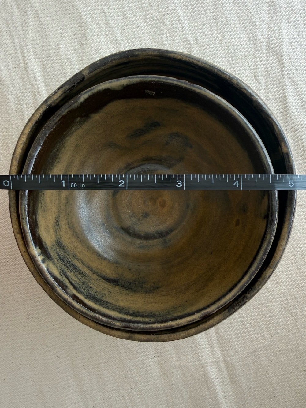 Handmade Nesting ceramic bowls, hand crafted Good Condition $200 USD - Picture 8 of 9